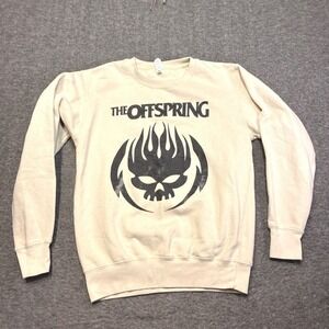The Offspring Sweatshirt‎ Women Small Tan Smash 30th Anniversary Tour